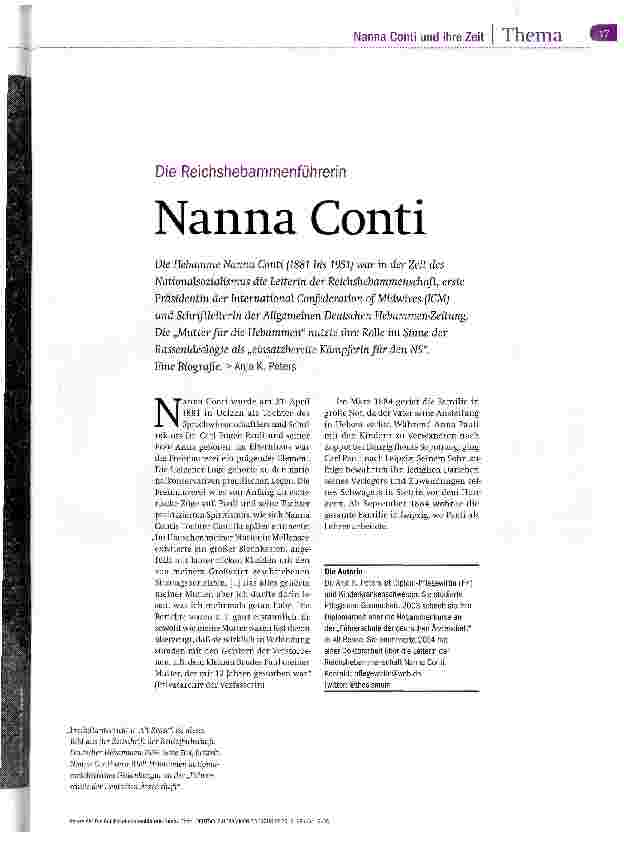 Vorschauseite 2: Nanna Conti