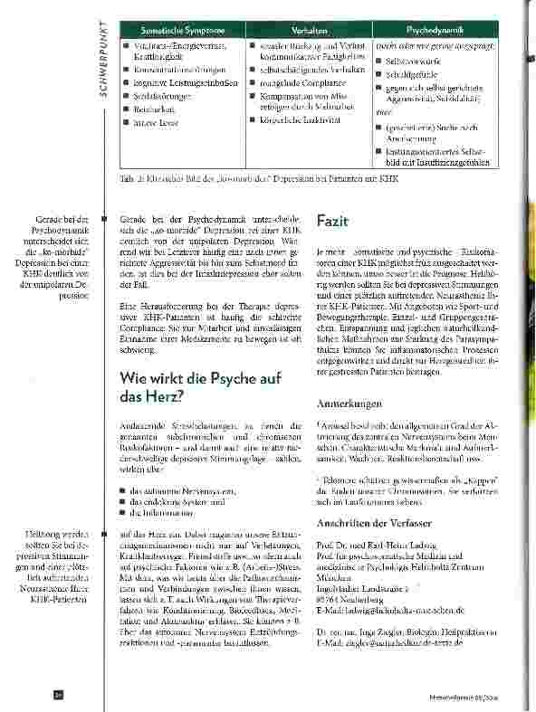 Vorschauseite 5: Wenn die Psyche aufs Herz schlägt