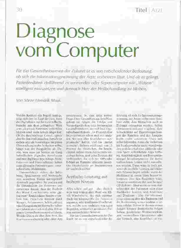 Vorschauseite 1: Diagnose vom Computer