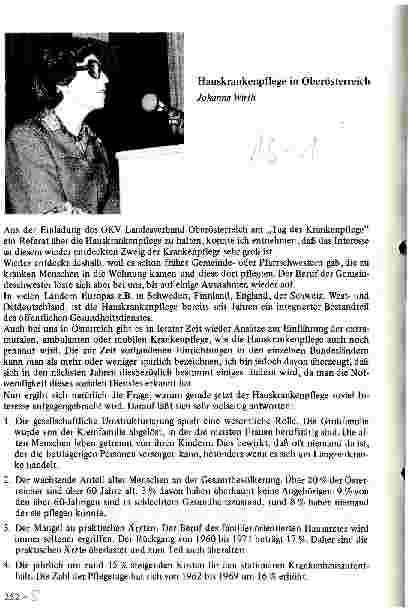 Vorschauseite 1: Hauskrankenpflege in Oberösterreich