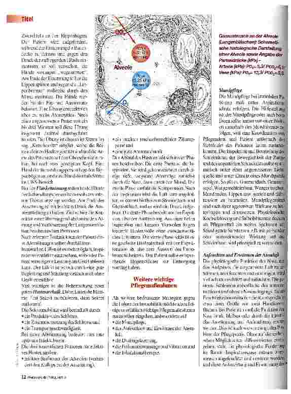 Vorschauseite 3: Atmung und Pflege