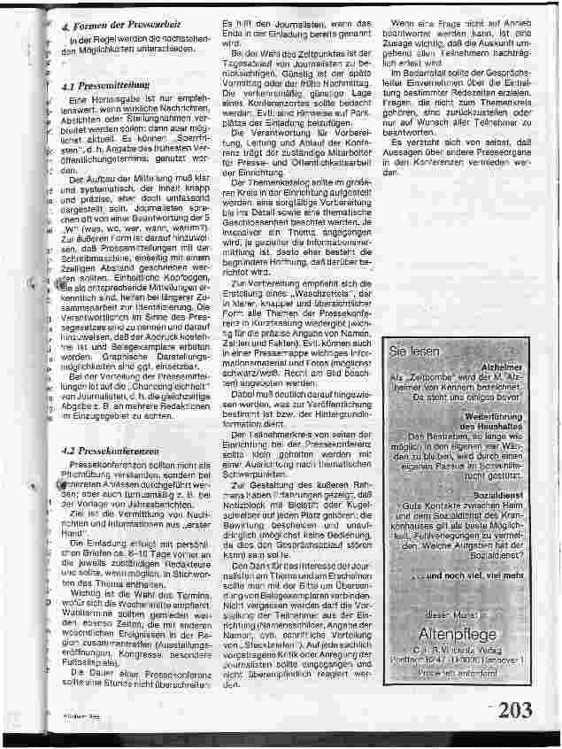 Vorschauseite 2: Tue Gutes und rede darüber Hinweise zur Pressearbeit