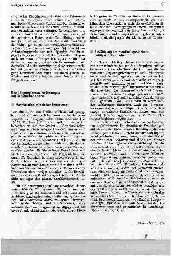 Vorschauseite 2: Bewältigung chronischer ErkrankungKonsequenzen für die Versorgungsgestaltung und die Pflege