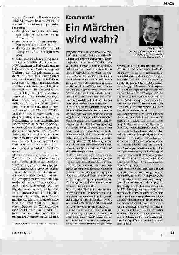 Vorschauseite 2: Das Ende der Pflegebürokratie