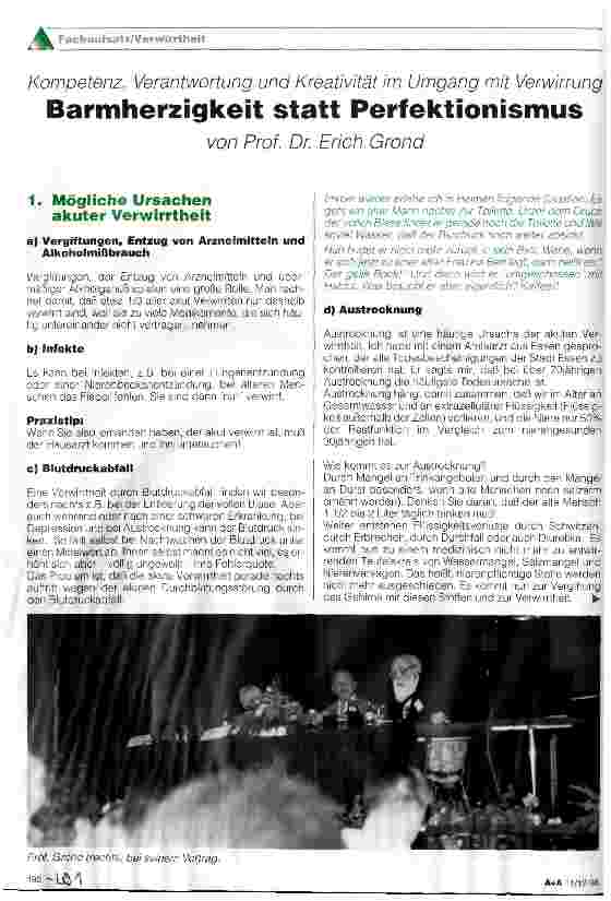 Vorschauseite 1: Barmherzigkeit statt Perfektionismus Kompetenz, Verantwortung und Kreativität im Umgang mit Verwirrung