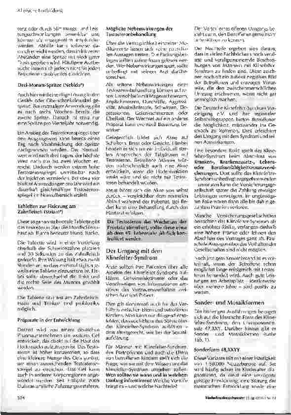 Vorschauseite 6: Klinefelter-Syndrom