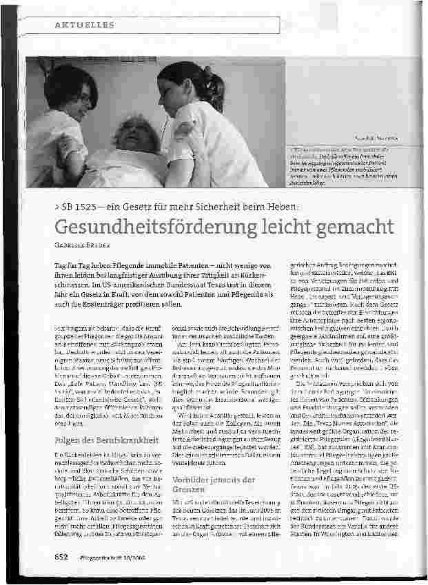 Vorschauseite 1: Gesundheitsförderung leicht gemacht
