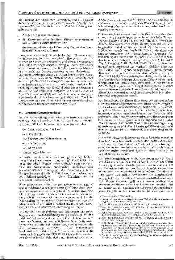 Vorschauseite 5: Dienstvereinbarungen zur Einführung von Leistungsentgelten im Bereich des Bundes