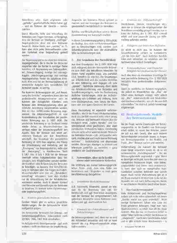 Vorschauseite 2: Erwartungen des Betreuungsgerichts an die Qualität rechtlicher BetreuungEine kritische Betrachtung der real existierenden Praxis