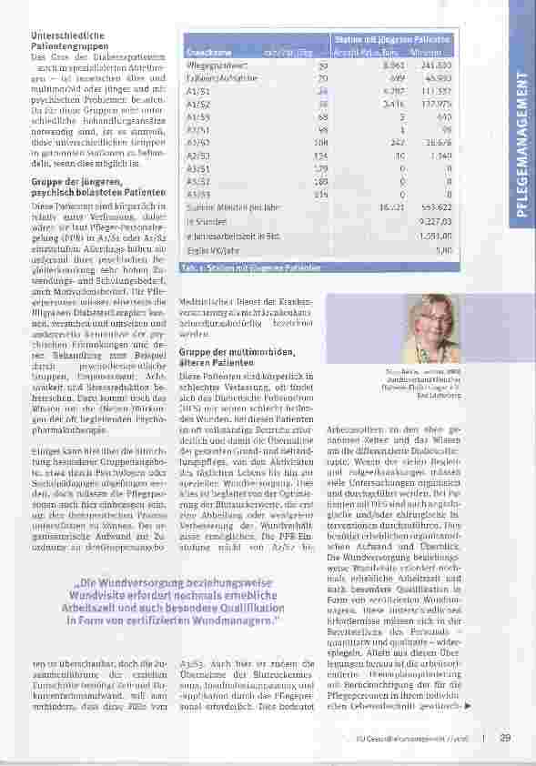 Vorschauseite 2: Flexibilität in der stationären Diabetologie