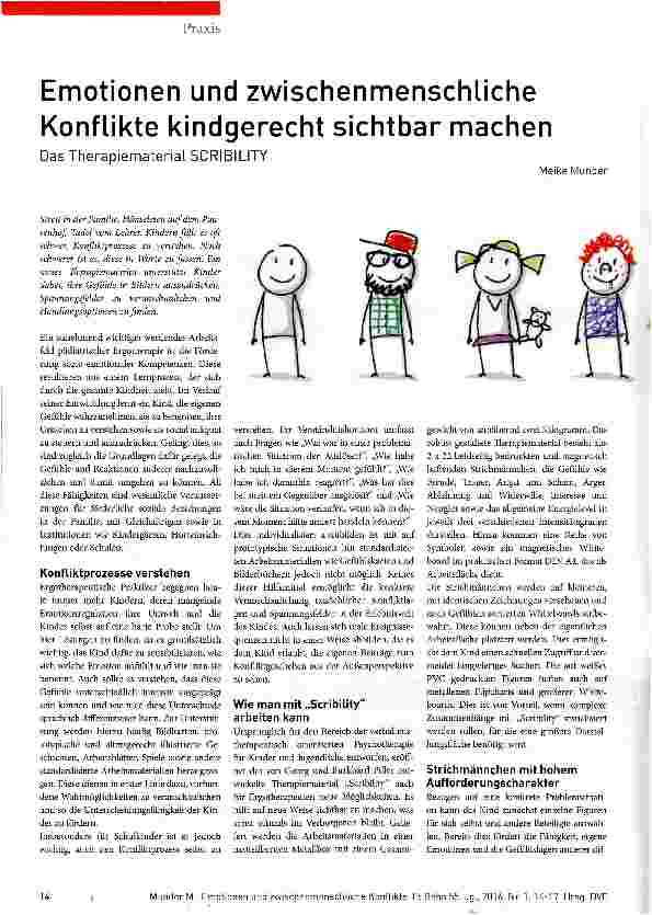 Vorschauseite 1: Emotionen und zwischenmenschliche Konflikte kindgerecht sichtbar machen