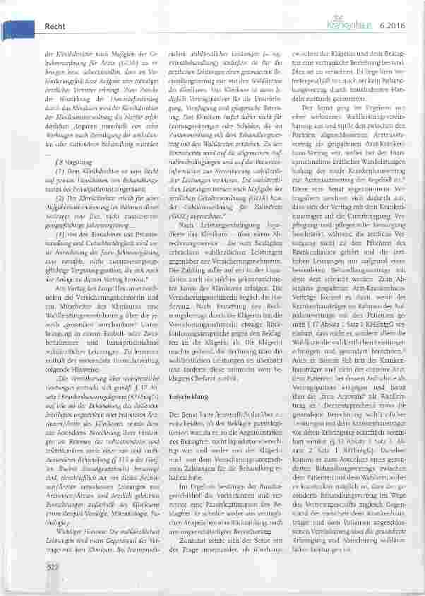 Vorschauseite 2: Abrechnung ärztlicher Wahlleistungen - Wer ist der richtige Beklagte bei Honorarrückforderung?