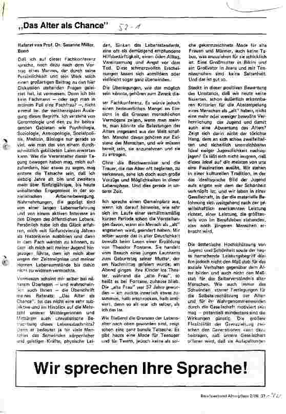 Vorschauseite 1: Das Alter als Chance