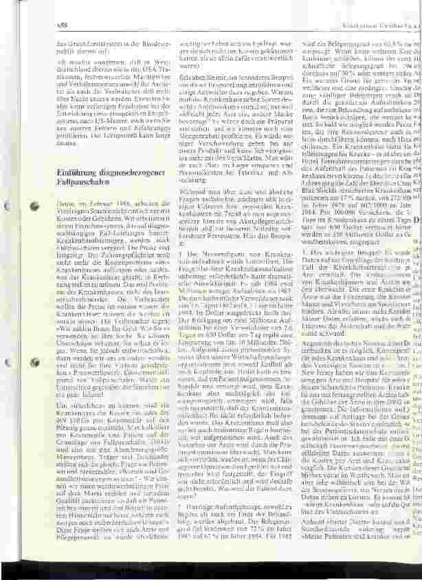 Vorschauseite 3: Diagnosis Related Groups (DRG)- Ein Instrument für patientenbezogene Betriebssteuerung und Finanzierung in den USA