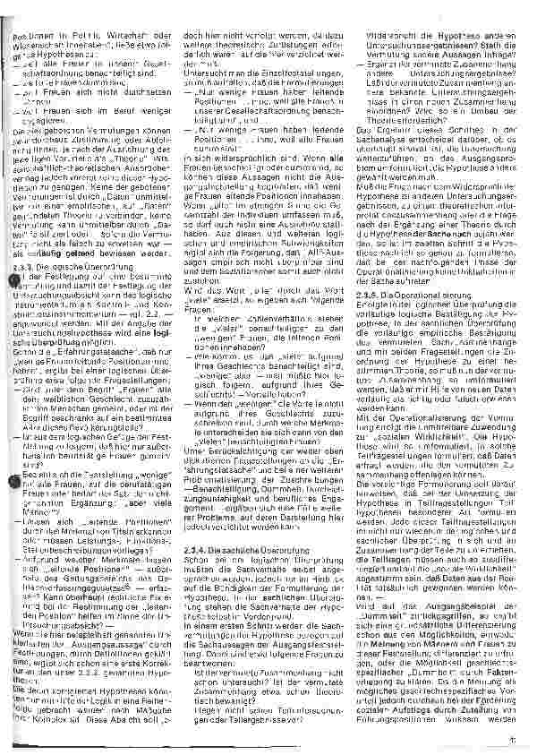 Vorschauseite 2: Sozialwissenschaftliche Aspekte 11. Folge: Unterrichtseinheit: Von der Hypothese zur Theorie (Teil I)
