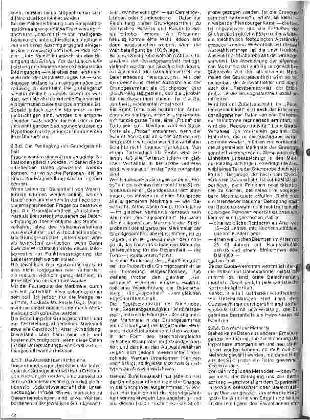 Vorschauseite 3: Sozialwissenschaftliche Aspekte 11. Folge: Unterrichtseinheit: Von der Hypothese zur Theorie (Teil I)