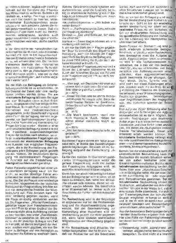Vorschauseite 4: Sozialwissenschaftliche Aspekte 11. Folge: Unterrichtseinheit: Von der Hypothese zur Theorie (Teil I)