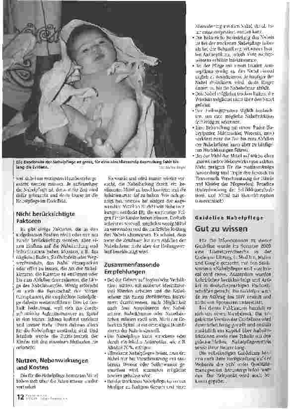 Vorschauseite 3: Evidenzbasierte Nabelpflege