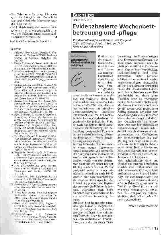Vorschauseite 4: Evidenzbasierte Nabelpflege