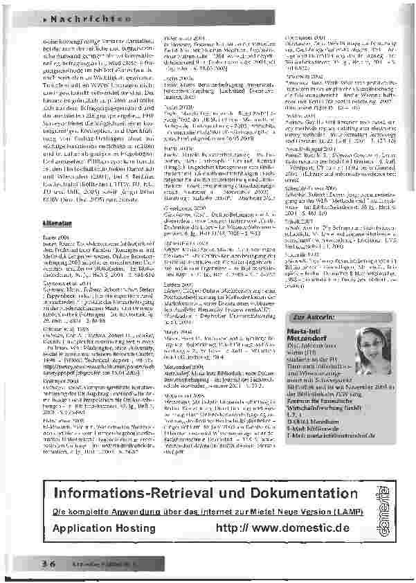 Vorschauseite 6: Online-Befragungen in Bibliotheken
