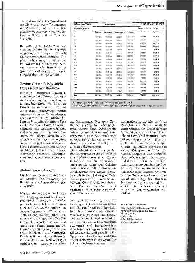 Vorschauseite 3: Wie rentabel ist meine Tour? - Moderne Software zur Einsatzplanung weist auch Erlöse aus