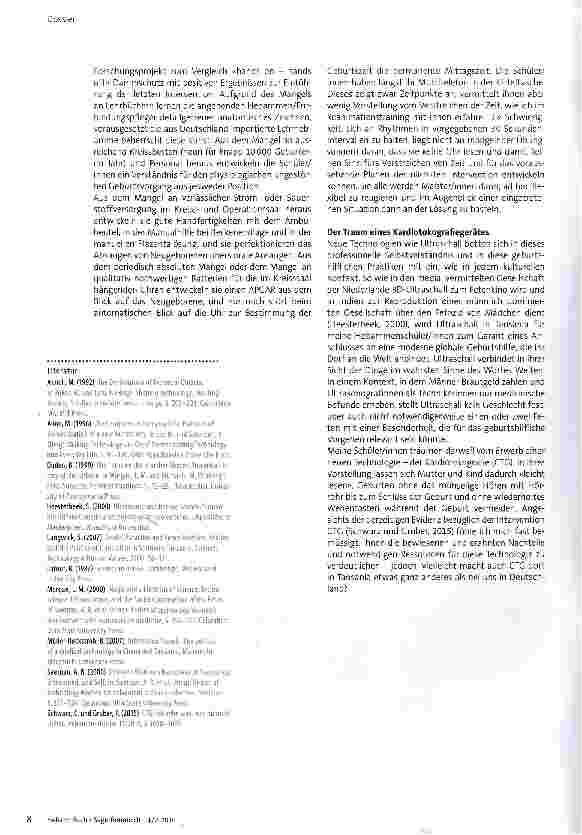 Vorschauseite 5: Wie wird in Tansania geburtshilfliche Technologie in die Schwangerenbetreuung integriert?