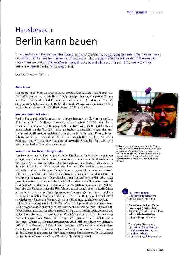 Vorschauseite 1: Hausbesuch Berlin kann bauen