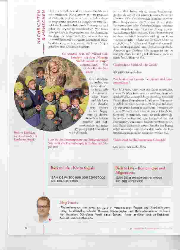 Vorschauseite 3: Stankos Sprechstunde Nr. 35 Im Gespräch mit Tara Stella Deetjen über Hilfe