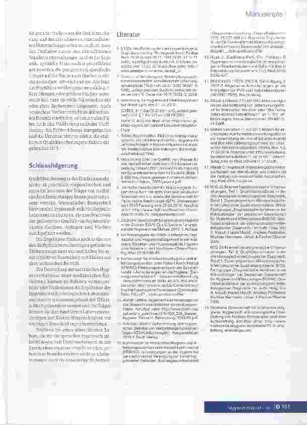 Vorschauseite 4: Qualitätssichernde Laboruntersuchungen in der Krankenhaushygiene - Bedeutung und praktische Umsetzung