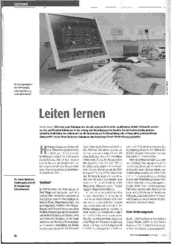 Vorschauseite 1: Leiten lernen