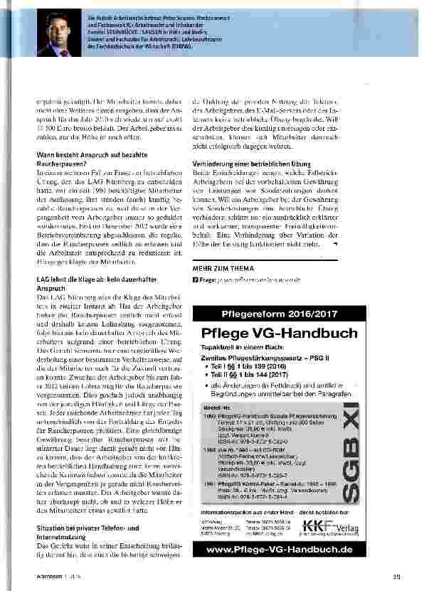 Vorschauseite 2: Rechtsprechung bei betrieblicher Übung hat sich geändert