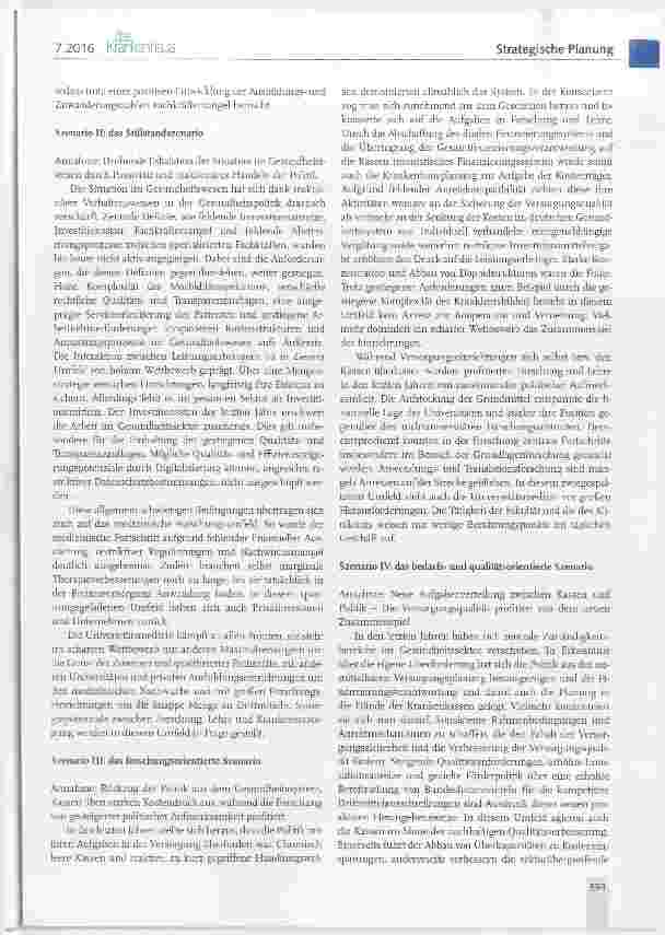 Vorschauseite 5: Auf die Zukunft vorbereiten - Universitätsmedizin 2025 in Münster