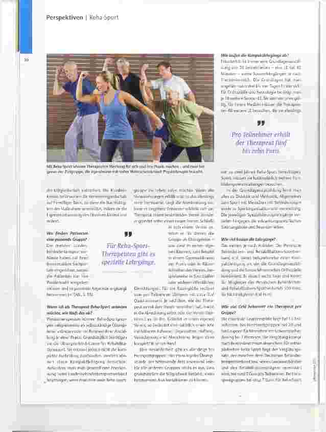 Vorschauseite 3: Reha-Sport