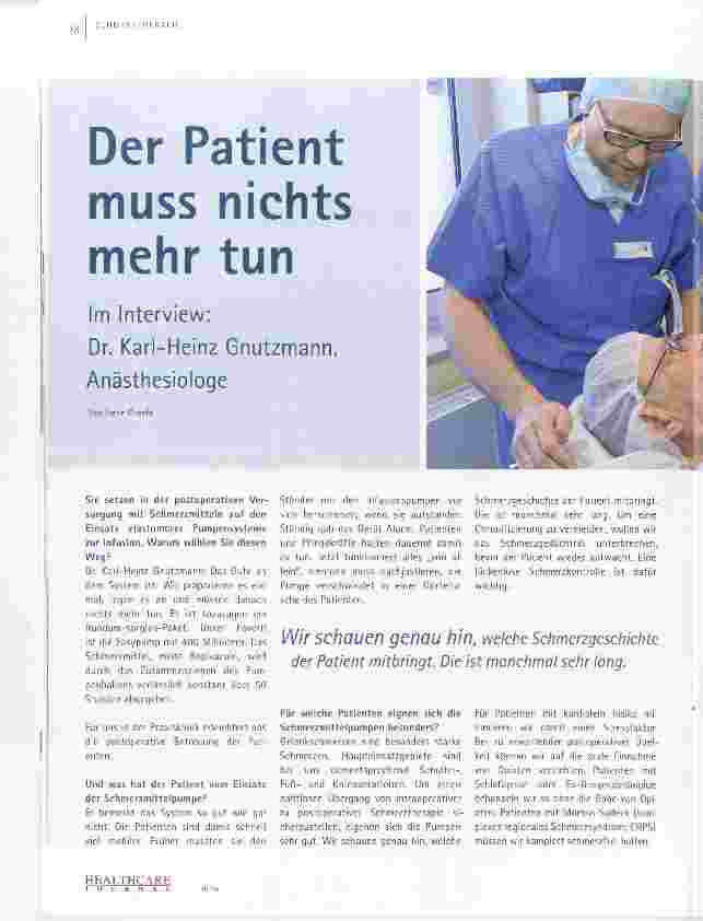 Vorschauseite 4: Schmerztherapie bei ambulanten Operationen: Schmerzen müssen nicht sein