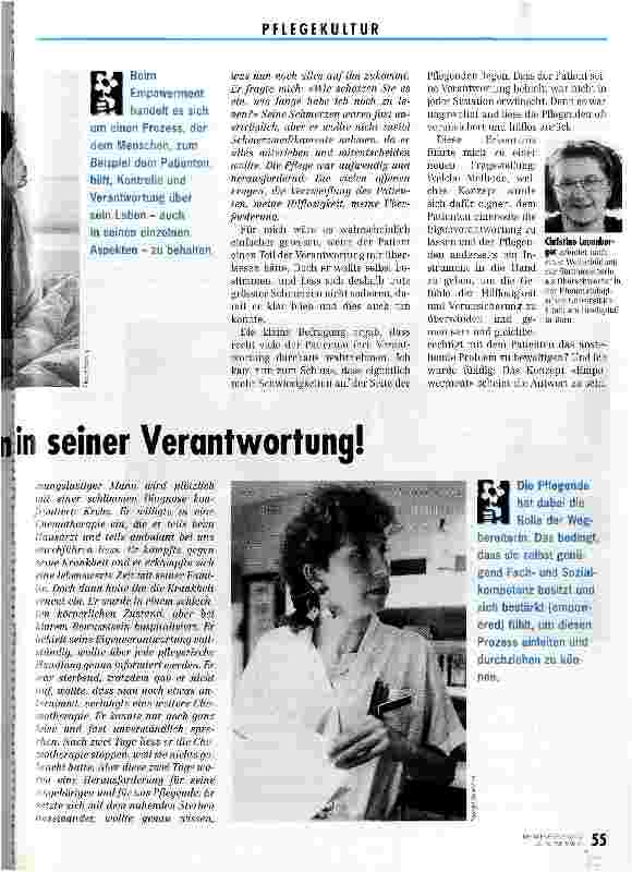 Vorschauseite 2: Bestärk den Patienten in seiner Verantwortung!