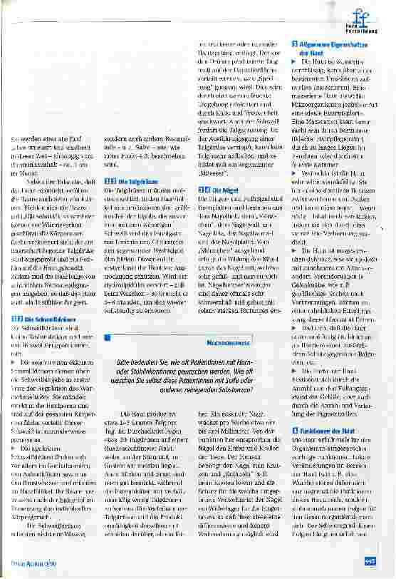 Vorschauseite 3: Die Haut, Teil 1 Fernfortbildung