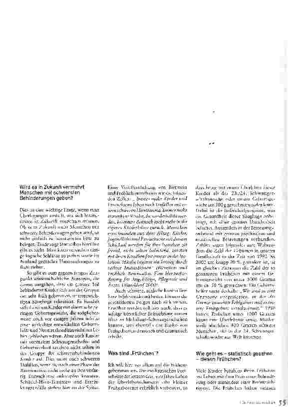 Vorschauseite 2: Der Schweregrad geistiger Behinderungen nimmt zuEine Folge des medizinischen Fortschritts