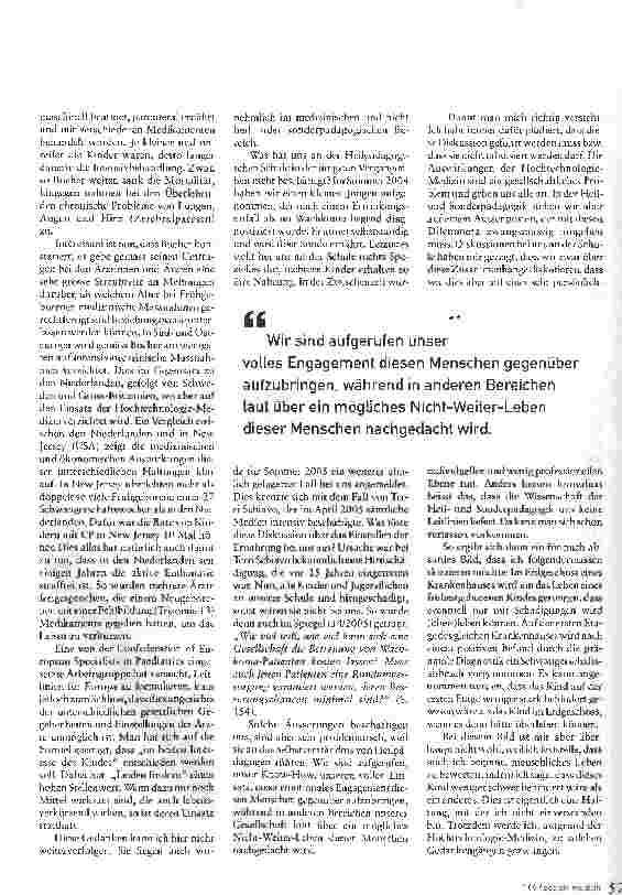 Vorschauseite 4: Der Schweregrad geistiger Behinderungen nimmt zuEine Folge des medizinischen Fortschritts