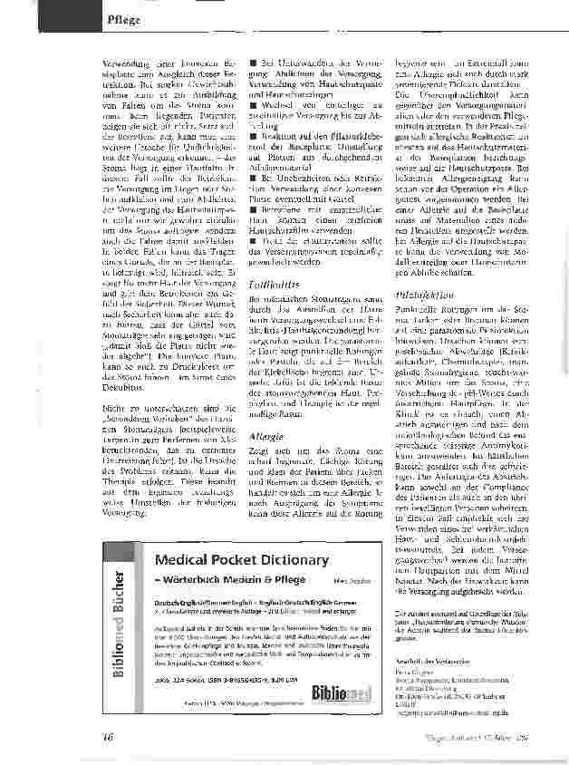 Vorschauseite 3: Hautprobleme bei StomaanlagenIndividuelle Systeme verringern Irritationen und Allergien