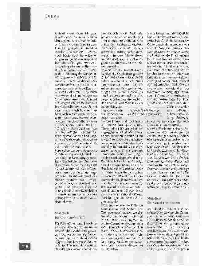 Vorschauseite 3: Qualität ist mehr als ein ZertifikatAber Zertifizierung und Qualitätssicherung sind durchaus nützlich