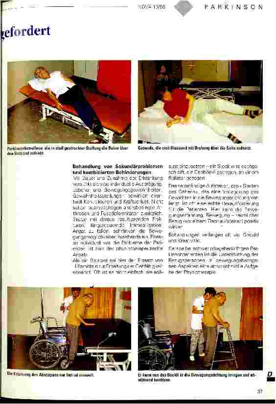 Vorschauseite 2: Geduld und Kreativität sind gefordert - Die Rolle der Physiotherapie bei Parkinson-Betroffenen