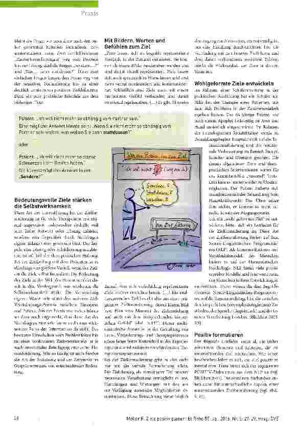 Vorschauseite 2: Ziele positiv planen!