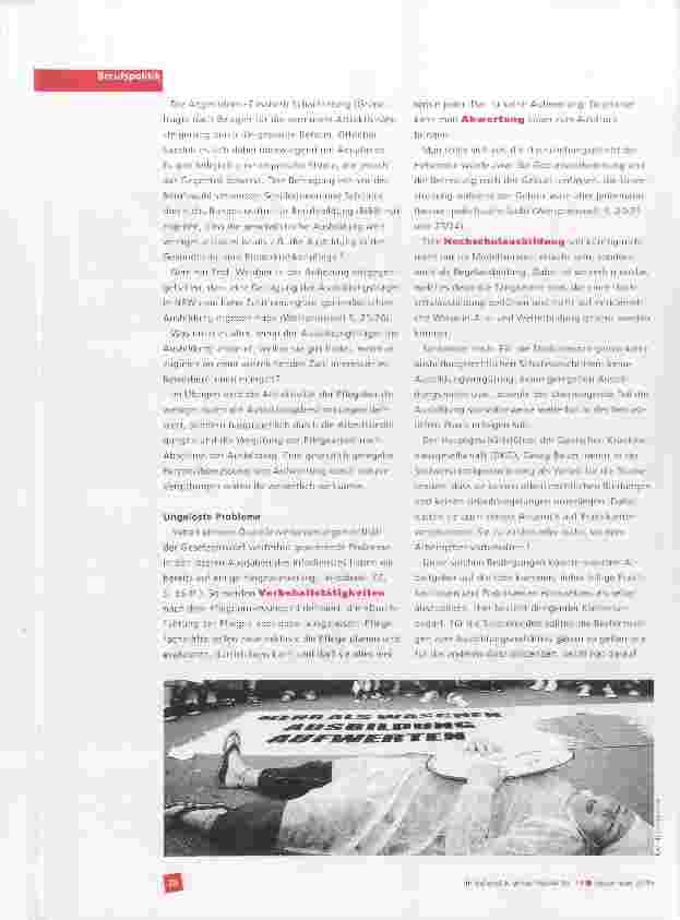 Vorschauseite 3: Doch keine generalistische Ausbildung der Pflegeberufe?