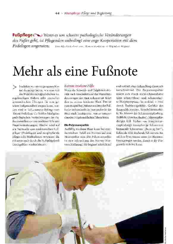 Vorschauseite 1: Mehr als eine Fußnote