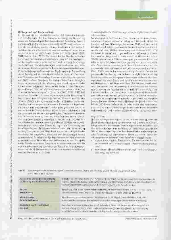 Vorschauseite 2: „Ich bin nicht entmündigt! Ethische Reflexionen in der ergotherapeutischen Forschung mit von Demenz betroffenen Personen in der Institution Pflegeheim