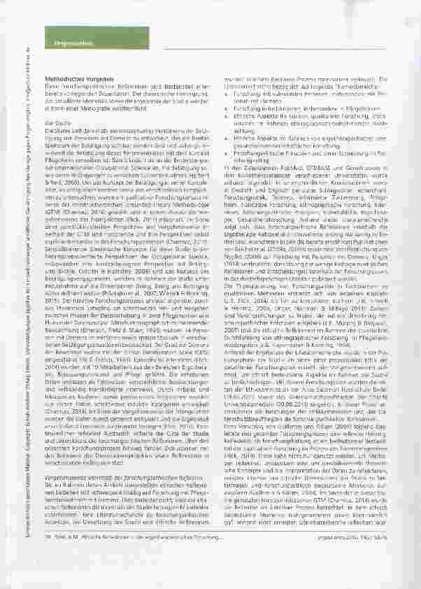 Vorschauseite 3: „Ich bin nicht entmündigt! Ethische Reflexionen in der ergotherapeutischen Forschung mit von Demenz betroffenen Personen in der Institution Pflegeheim