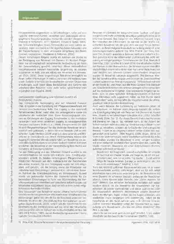 Vorschauseite 5: „Ich bin nicht entmündigt! Ethische Reflexionen in der ergotherapeutischen Forschung mit von Demenz betroffenen Personen in der Institution Pflegeheim