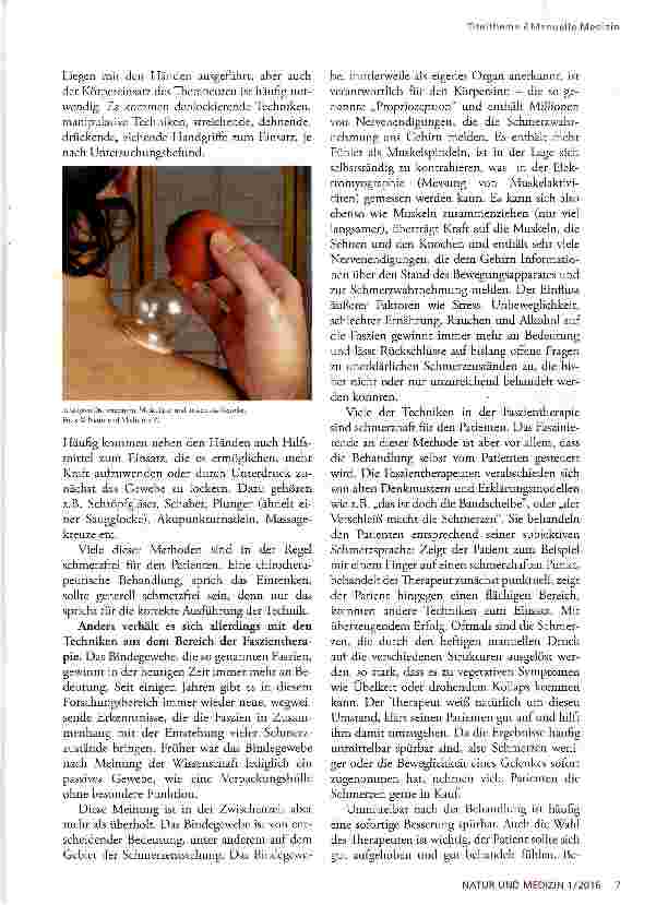 Vorschauseite 4: Manuelle Medizin: Therapie mit den Händen