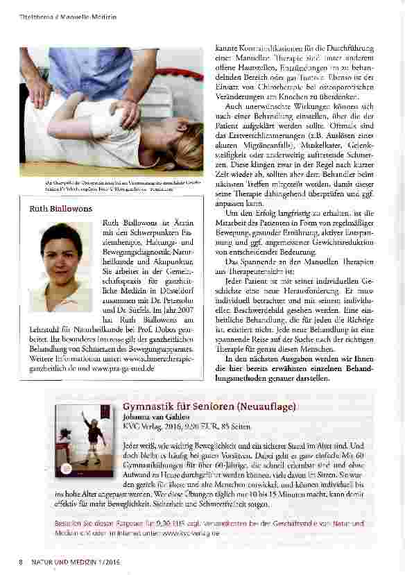 Vorschauseite 5: Manuelle Medizin: Therapie mit den Händen