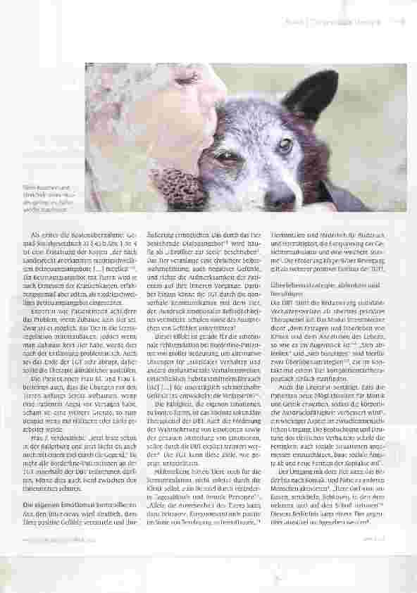 Vorschauseite 6: Tiergeschützte Therapie als Komplementärtherapie zur DBT